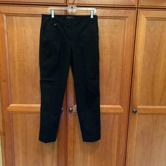 Talbots Black Casual Straight leg Pants Size 6 Petite - Picture 2 of 5